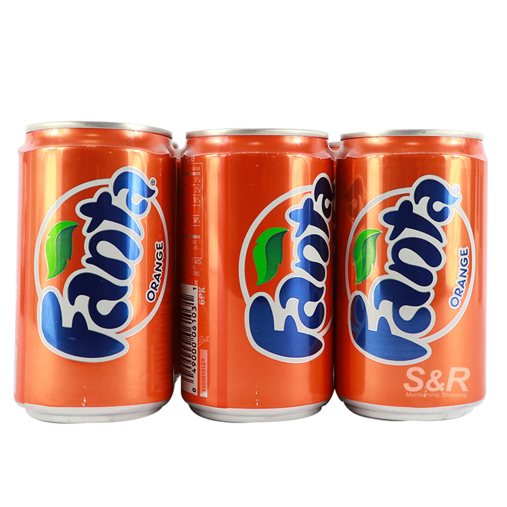 Fanta Orange Soft Drinks (222mL x 6pcs)